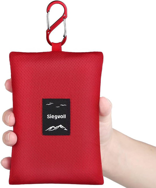 Coperta Da Spiaggia Portatile 210 X 200 Cm Tappetino Da Picnic Pocket Portatile Coperta Da Picnic Con Moschettone Tappetino Da Spiaggia per Campeggio, Trekking, Montagna, Viaggi (Nero)