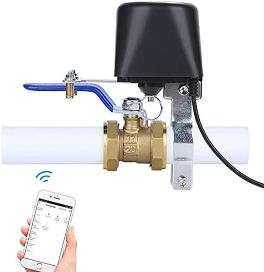 Controllo Valvola Wifi, Controllo Intelligente Wifi, Valvola Acqua/Gas 2,4 Ghz, Compatibile Con Ios/Android, Compatibile Con Alexa E Google Assistant
