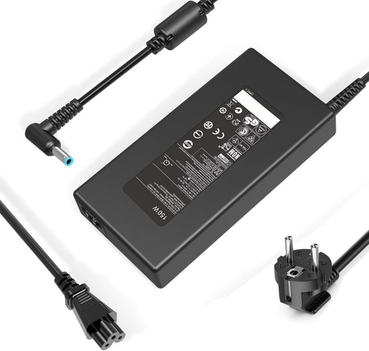 Caricabatterie AC Da 150 W per HP Zbook 15 15U 15V G3 G4 G5 G6 Zbook Studio 15 G3 G4 G5 G6 Omen X by HP 15 17 Create G7 Victus 16 Fury 15 17 G7 G8 ADP-150XB B 917677-003 Cavo Adattatore Alimentazione
