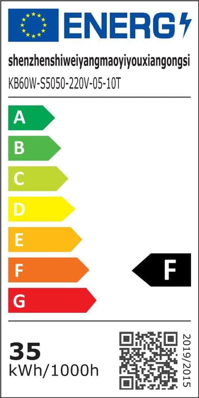 Striscia LED Con Interruttore, Striscia LED 220V Senza Trasformatore, Impermeabile IP65 LED Striscia Adesiva Strip LED, 5M, Bianco