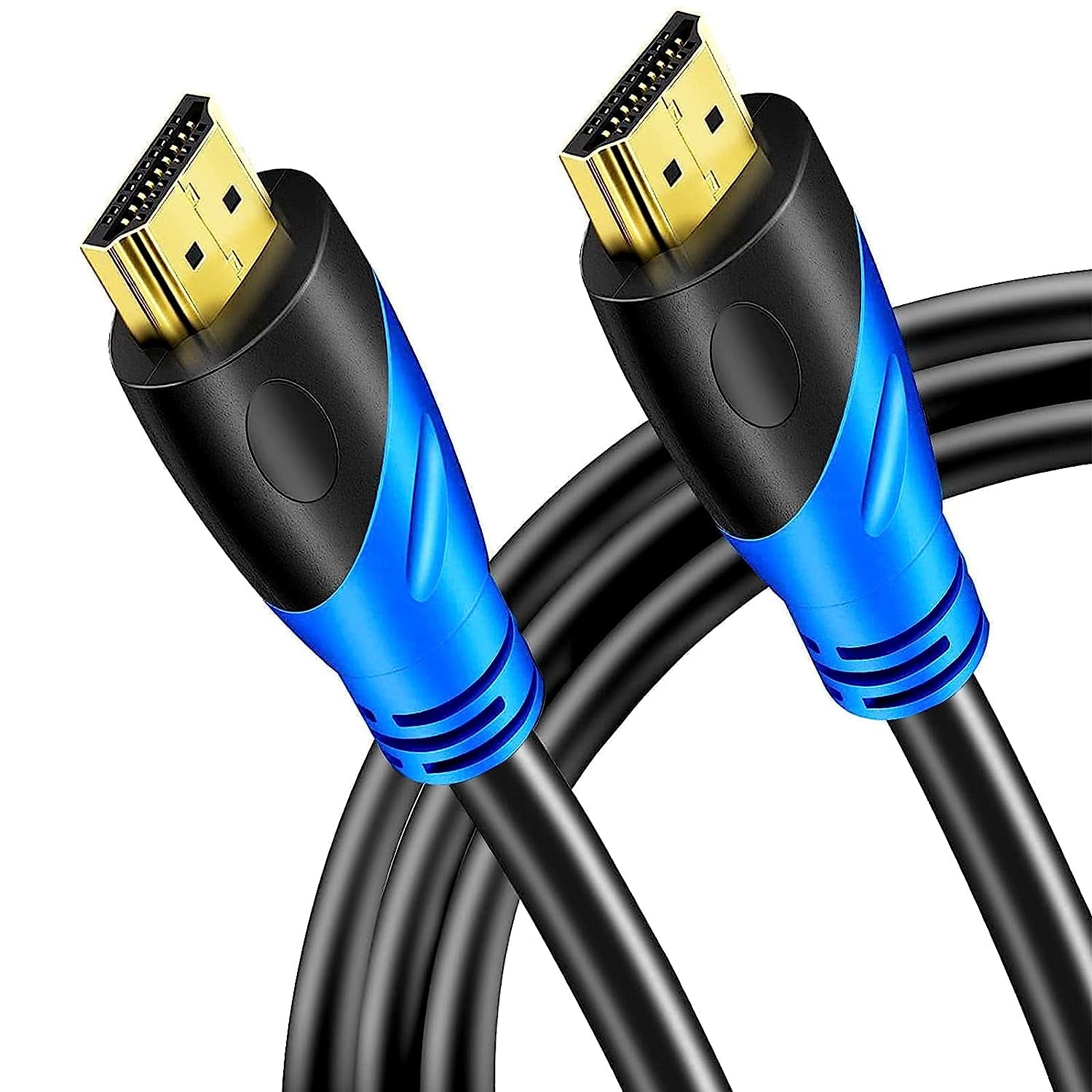 Cavo HDMI 4K/60HZ 10M (HDMI 2.0, 18 Gbps) Connettori Placcati Oro Ad Alta Velocità, Ethernet Audio Return, Compatibile 3D Con Laptop PS3 PS5 PC HDTV Proiettore
