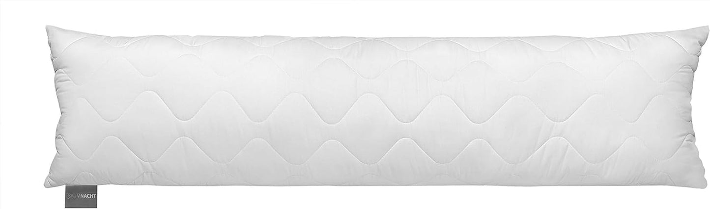 Cuscino per chi dorme sul fianco Dream Night in morbida microfibra, imbottitura da 1.200 grammi con cerniera, 40 x 145 cm, lavabile, certificato Oeko-Tex, sviluppato in Germania