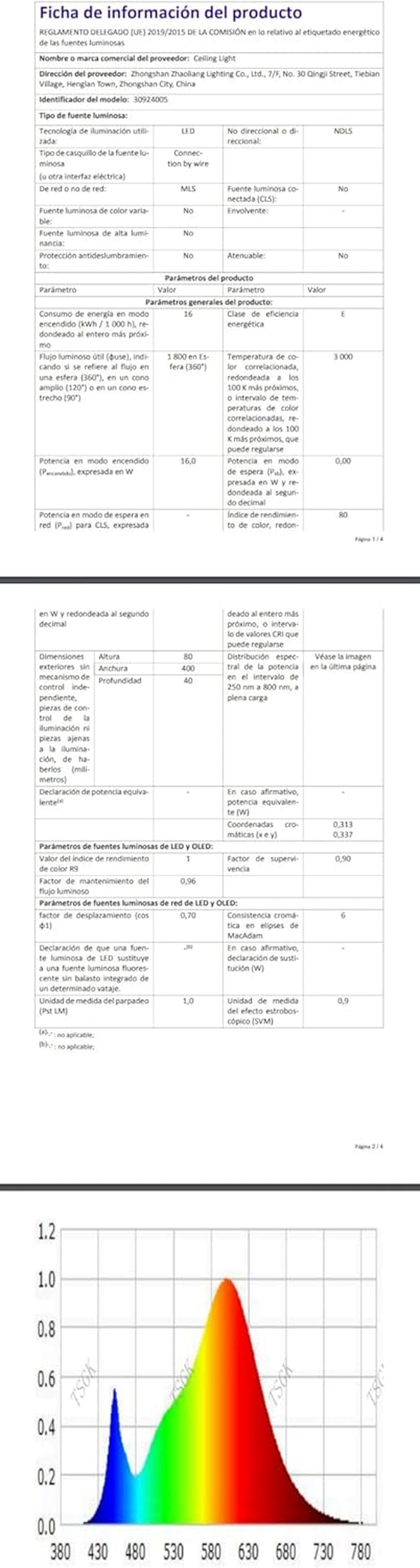 Applique Da Parete Interno, Moderno Lungo Lampada Da Parete LED 16W 1800LM, LED Lampada a Muro in Acrilico per Soggiorno, Camera Da Letto, Scala, 3000K Bianca Calda, Nero