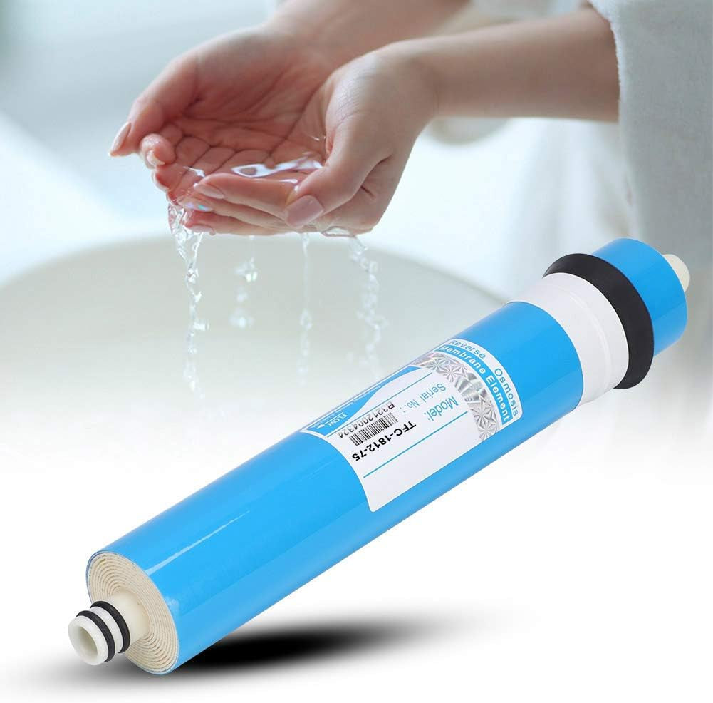 Filtro Acqua, Acuto 50 75 100 GPD Filtro a Membrana per Osmosi Inversa per Uso Domestico Filtro per Sistema Idrico a Membrana RO Blu(1812-75G)