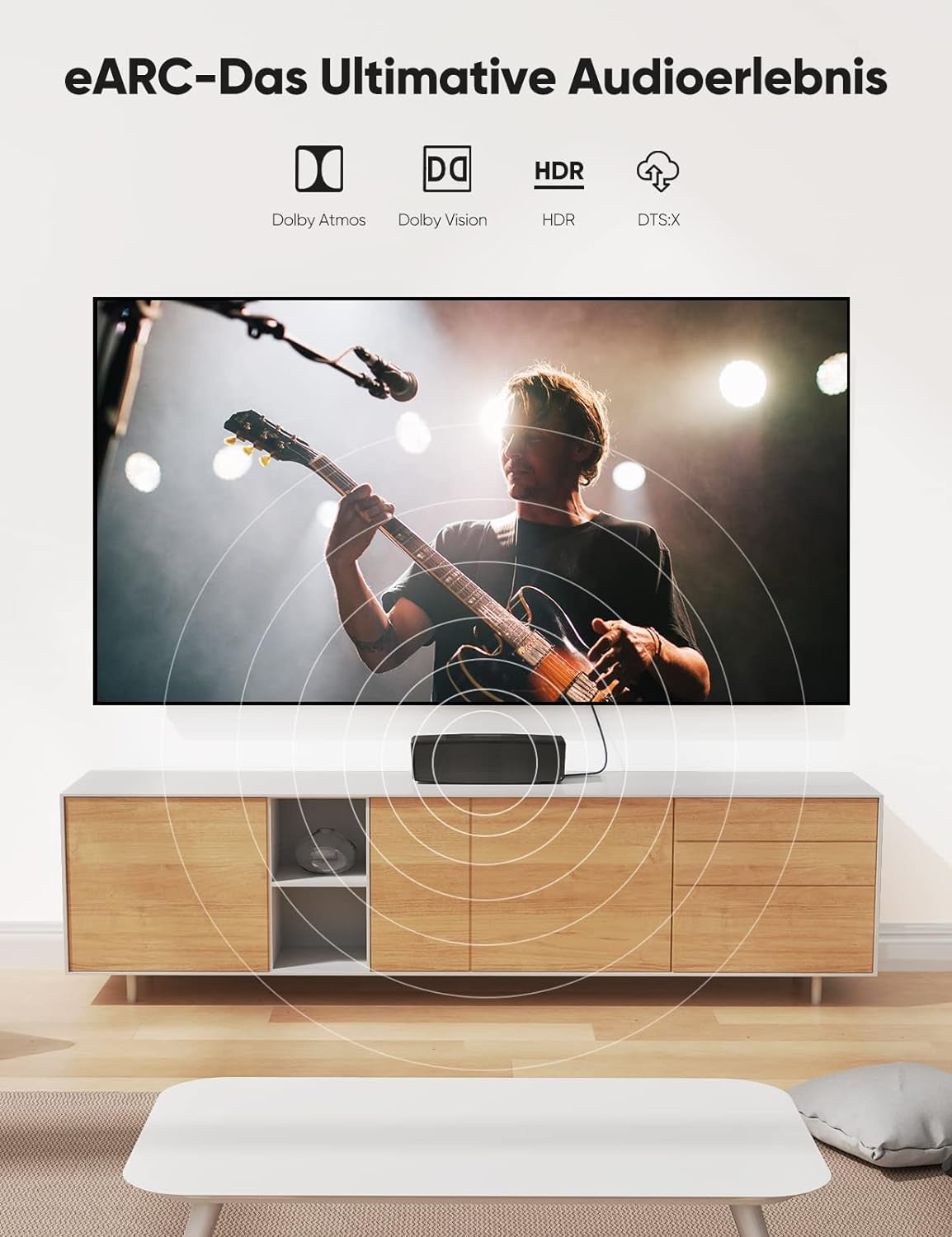 Cavo HDMI 2.1 Super Lungo Da 15 M, 8 K,  48 Gbps 8 K @60 Hz HDMI 2.1 4 K @ 120Hz 7680P, per Console PS5, DTS: X, HDCP 2.2 & 2.3, HDR 10, Earc, Compatibile Con PS5/4/3 X-BOX HDTV