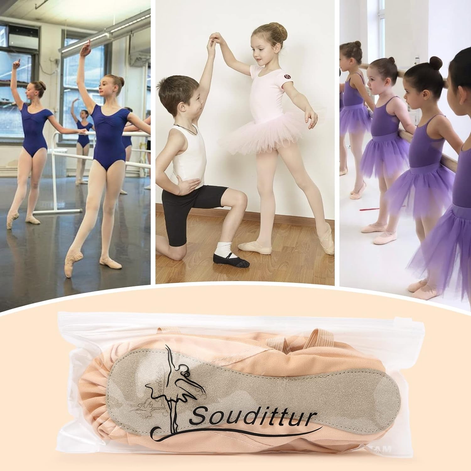 Scarpe Da Danza Classica E Moderna Antiscivolo Tela Scarpette Da Ballerina Ginnastica Ballo Pantofole per Bambina Ragazze E Donna