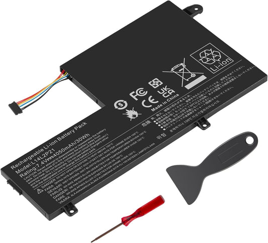 L14L2P21 Batteria Compatibile Con Lenovo Flex 3 Flex 4 1470 1480 1570 1580 Series Edge 21580 S4135 S4170 S4175 Series Notebook, Ricambio per L14M3P21 L14L3P21 L1 L14 M2P21 L14L2P21 (7,4 V