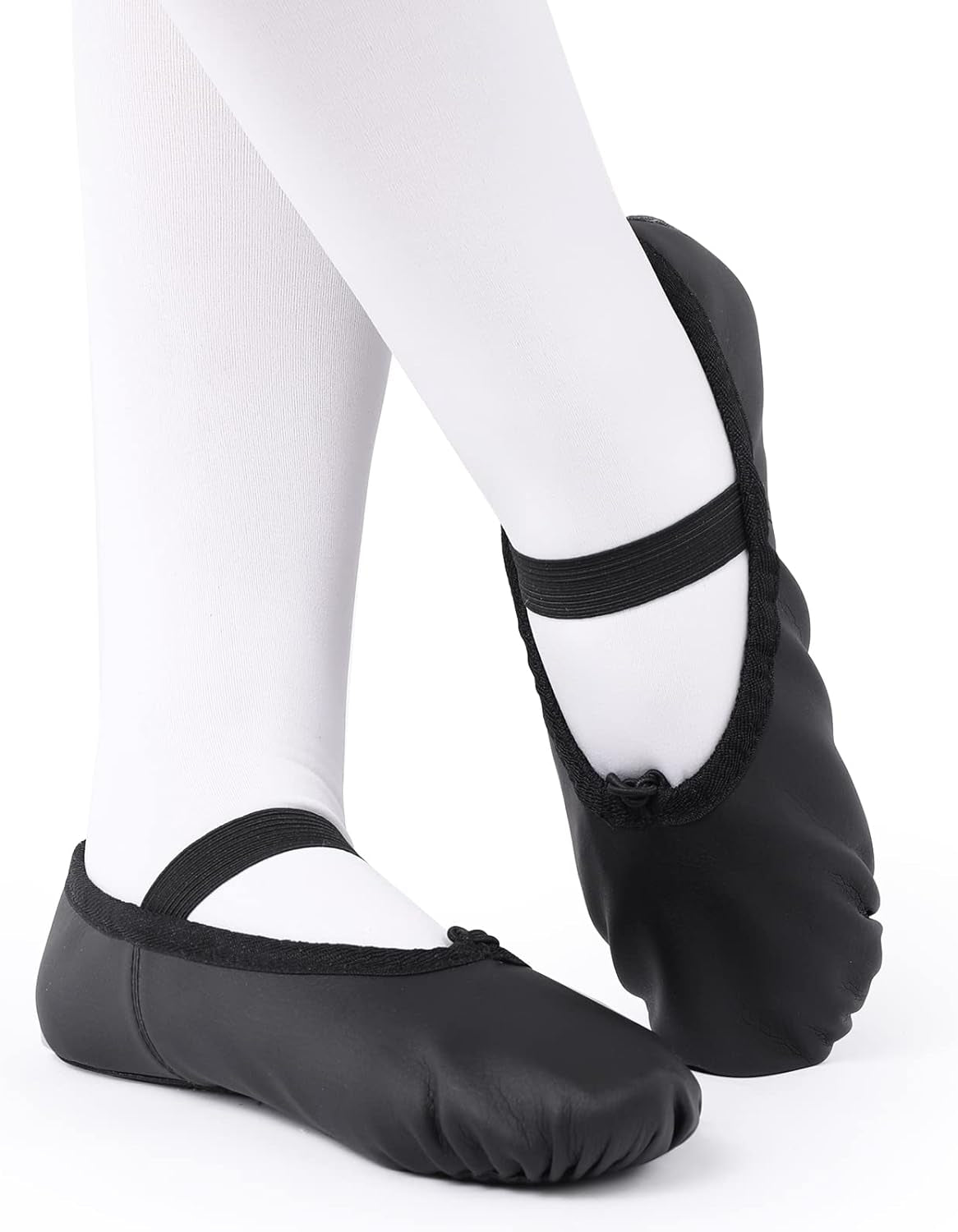 Scarpette Danza Classica Bambina Donna PU Pelle Scarpe Danza Ballo Suola Intera Scarpe Da Ballerina