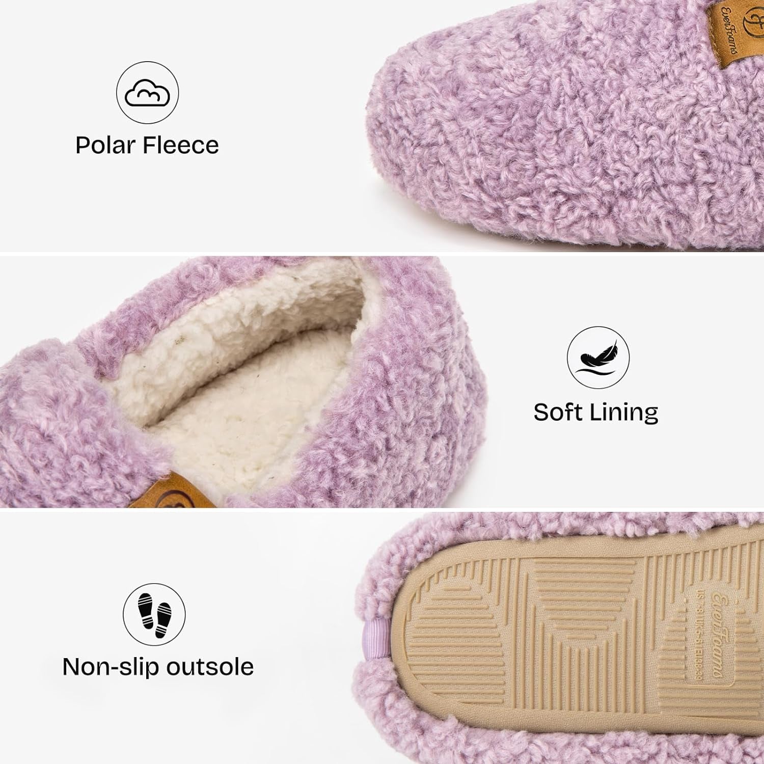 Alpine Shearling - Pantofole Da Donna in Memory Foam