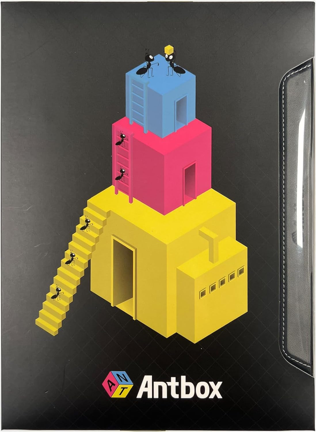 Custodia per Ipad Pro 12,9 Pollici 2022/2021/2020/2018 (6ª/5ª/4ª/3ª Generazione) in Pelle PU Con Portapenne, Auto Sveglia/Sonno, Supporta La Ricarica Di Pencil 2ª Gen (Nero)