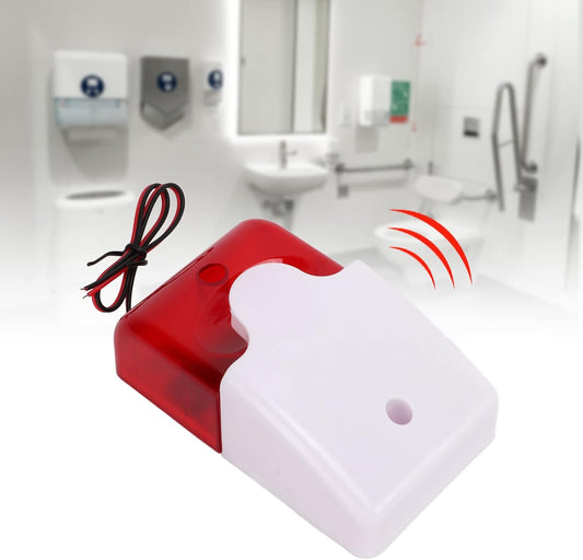 Allarme Luce Sonora Luce Lampeggiante 110Db Corno Di Allarme Regolabile Ad Alta Decibel Luoghi Pubblici Allarme Di Sicurezza per L'Evacuazione Di Emergenza(220V)