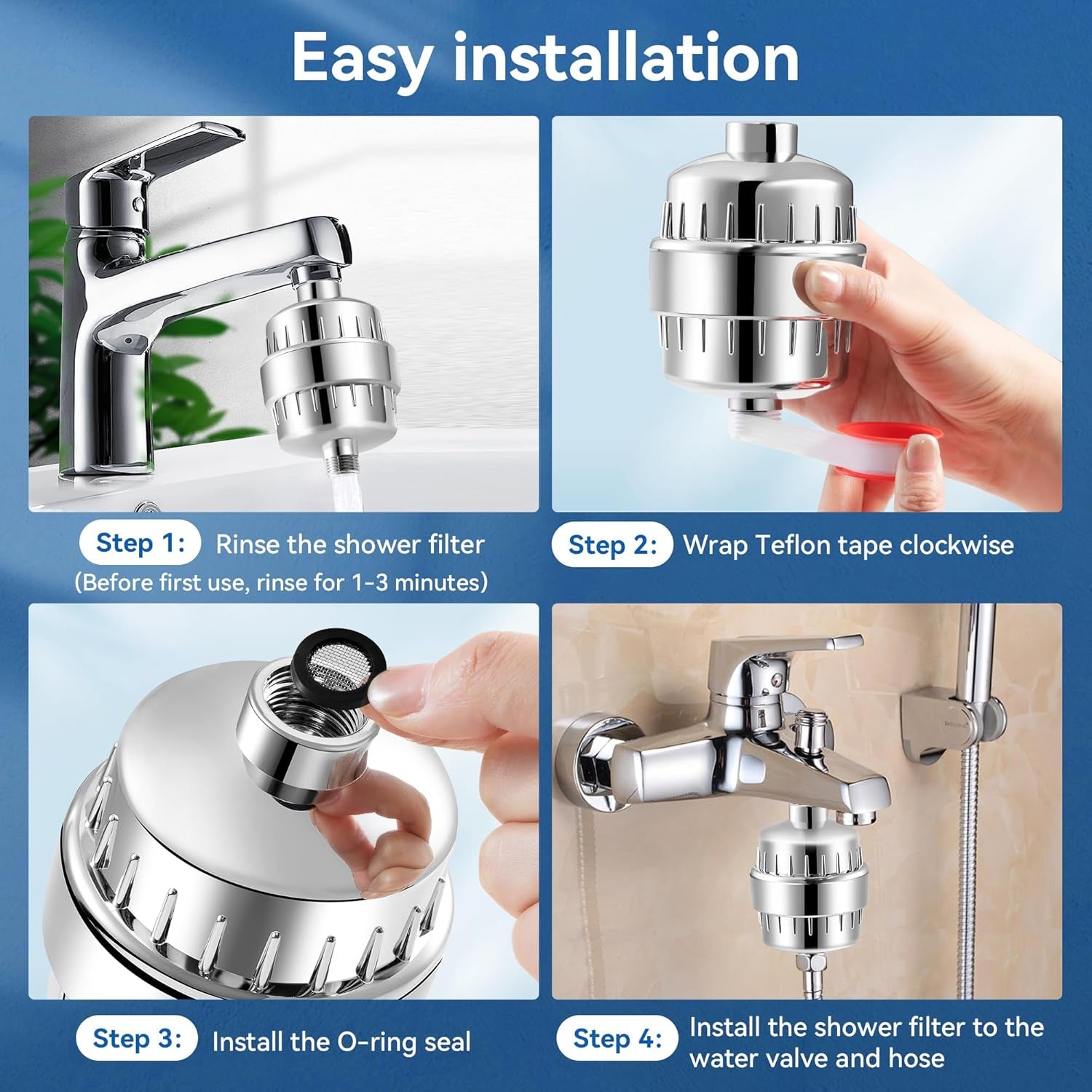 Upgraded Shower Head (Lblack)