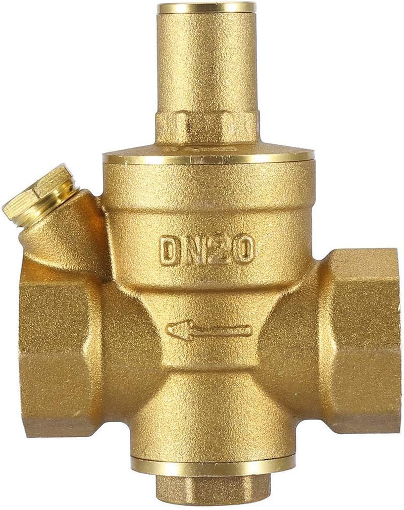 Riduttore Di Pressione Acqua, DN20 3/4" 1.6Mpa Regolatore Di Pressione Dell'Acqua in Ottone Riduttore Di Pressione