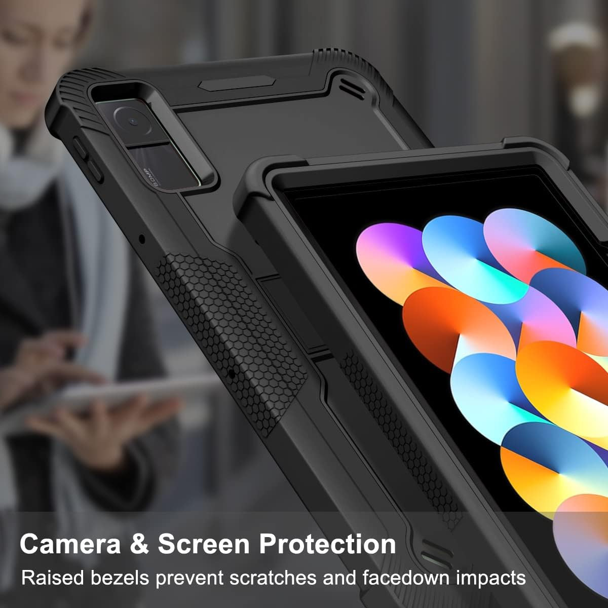 per Redmi Pad Cover Bambini,Custodia per Xiaomi Redmi Pad 10.61 Pollici,Nero