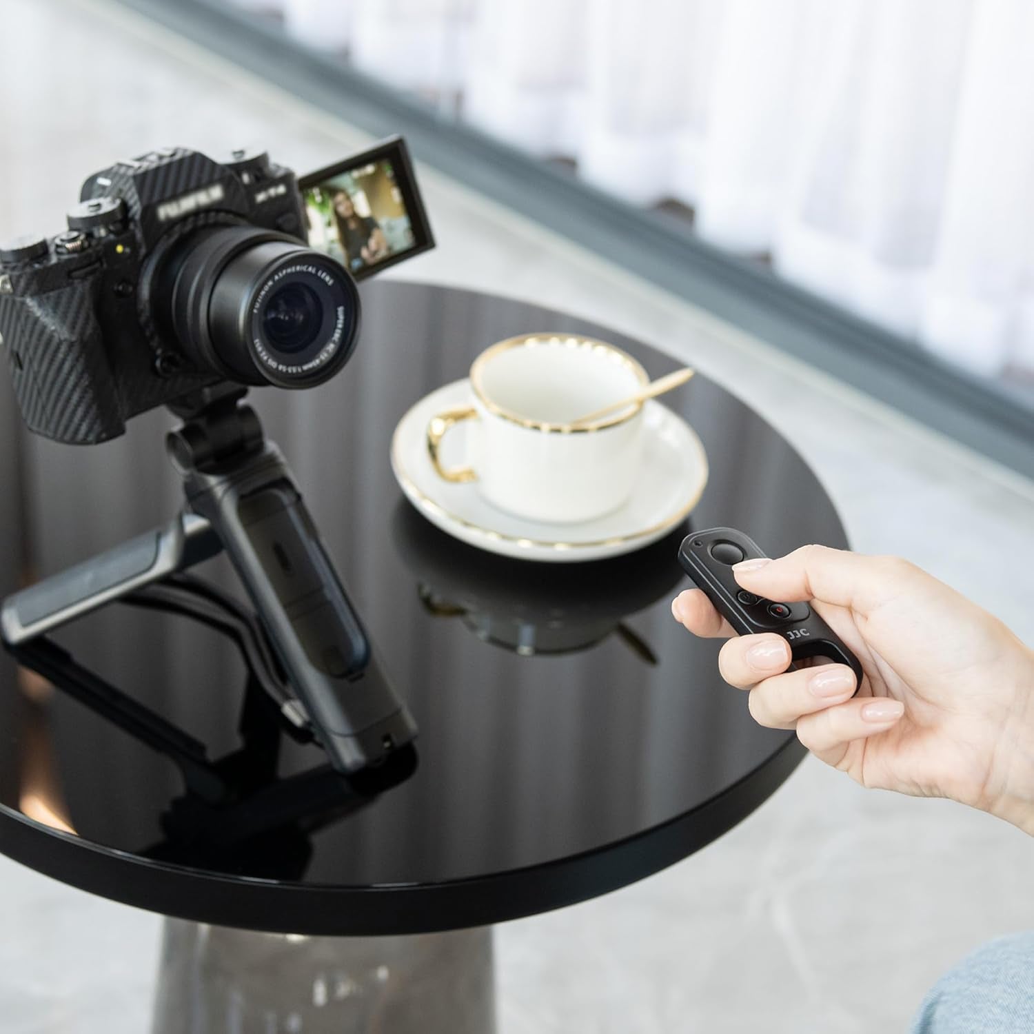 Telecomando Wireless Bluetooth per Fujifilm X100VI X-S20, X-H2S, X-H2, X-T5, X-T4, X-T3, X-T30 II, X-T30, X-S103 – Sostituisce per Treppiede FUJI TG-BT1