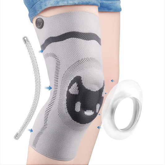 Ginocchiera per Bambini, per Menisco, Sport, Artrosi, Ginocchiera, Da Uomo, Da Donna, Con Cuscinetto in Gel per Rotula, per Bambini, S