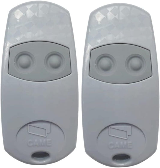 Came TOP-432EE - Trasmettitore Manuale 433,92 Mhz per Porta E Garage Compatibile Top432Na/432/432Ev/432A /432M/432S T432/CAME 432433,92 Mhz (Argento)