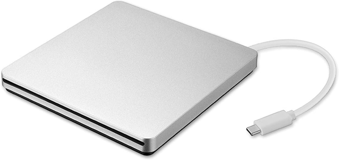 Lettore CD DVD Di Tipo C Esterno Ultrasottile E Inalazione Automatica Unità CD/DVD Esterne Compatibile Con Macbook, Dell XPS E Altri Laptop USB C