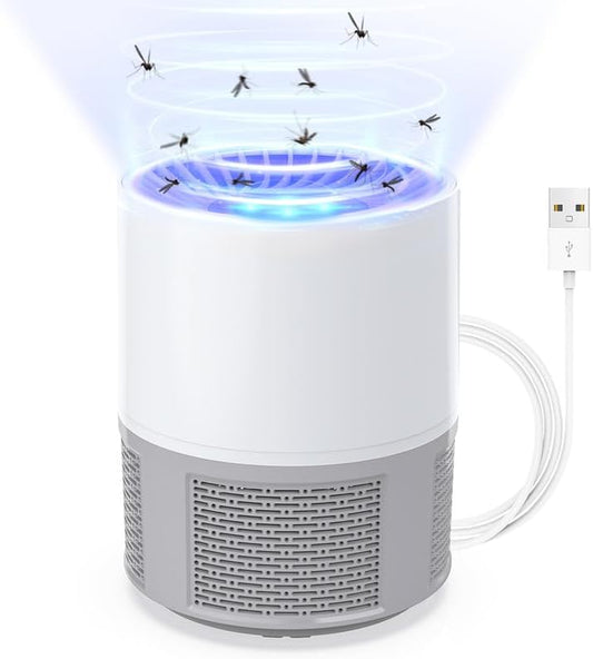 Insetticida Elettrica, USB Elettrica, Trappola per Mosche, Zanzare, Lampada per Zanzare, Lampada Con Luce, per Interni Ed Esterni
