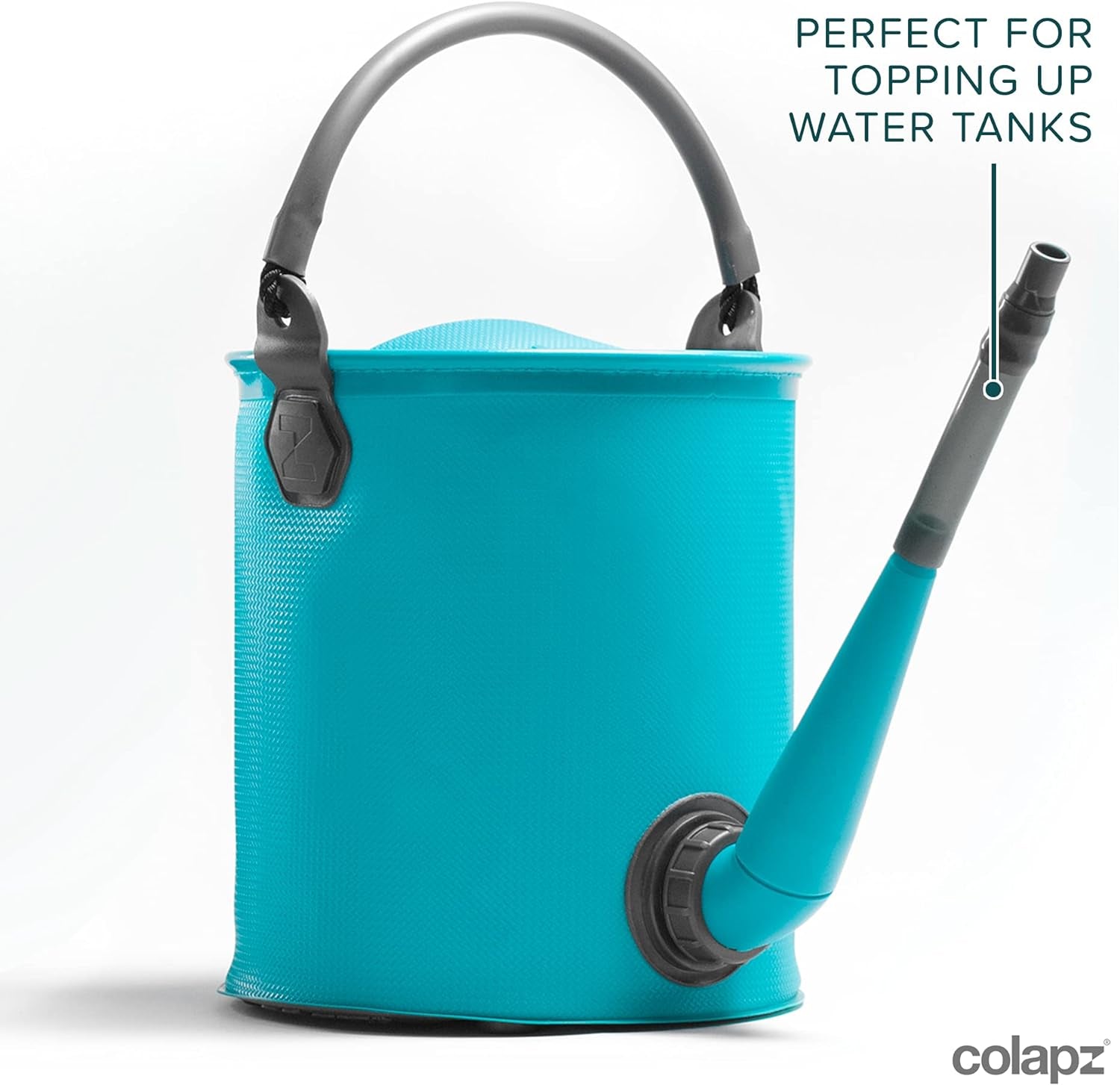 Annaffiatoio Pieghevole - Secchiello Pieghevole - Campeggio Accessori - Contenitore Acqua - Contenitori Pieghevoli - Blu