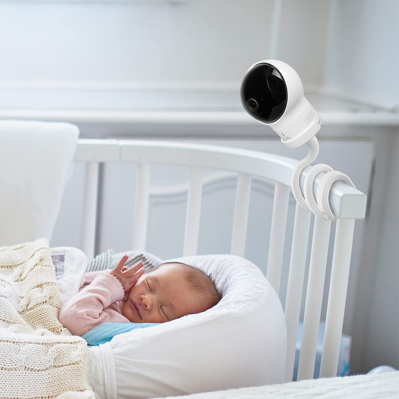 Supporto per Fotocamera per Baby Monitor Eufy Security Spaceview S/Spaceview Pro, Supporto Flessibile per Monitor per Cameretta Dei Bambini, 720P