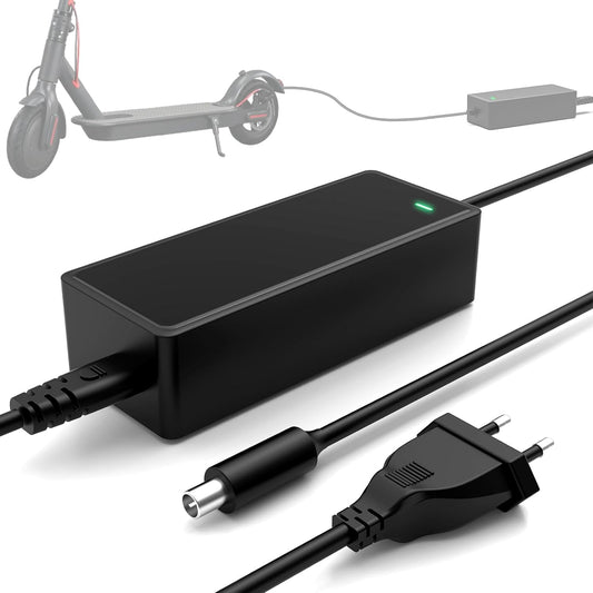 42V 2A Caricabatterie per Monopattini Elettrici per Ninebot ES1 ES2 ES4 ES3 E22E E25E E45E, Xiaomi M365, Pro, Pro 2, Mi 3, S1 S2, Caricabatterie 36V per Xiaomi E Ninebot Scooter