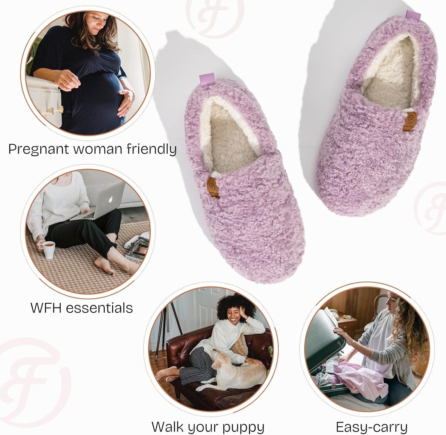 Alpine Shearling - Pantofole Da Donna in Memory Foam
