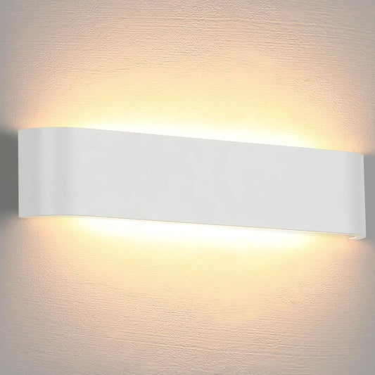 40Cm Applique Da Parete Interno Led per Camera Da Letto 18W Lampada Da Parete Interni Luci Muro per Corridoio Luce Sa Parete Scale Interne Illuminazione per Soggiorno 3000K Bianco Caldo