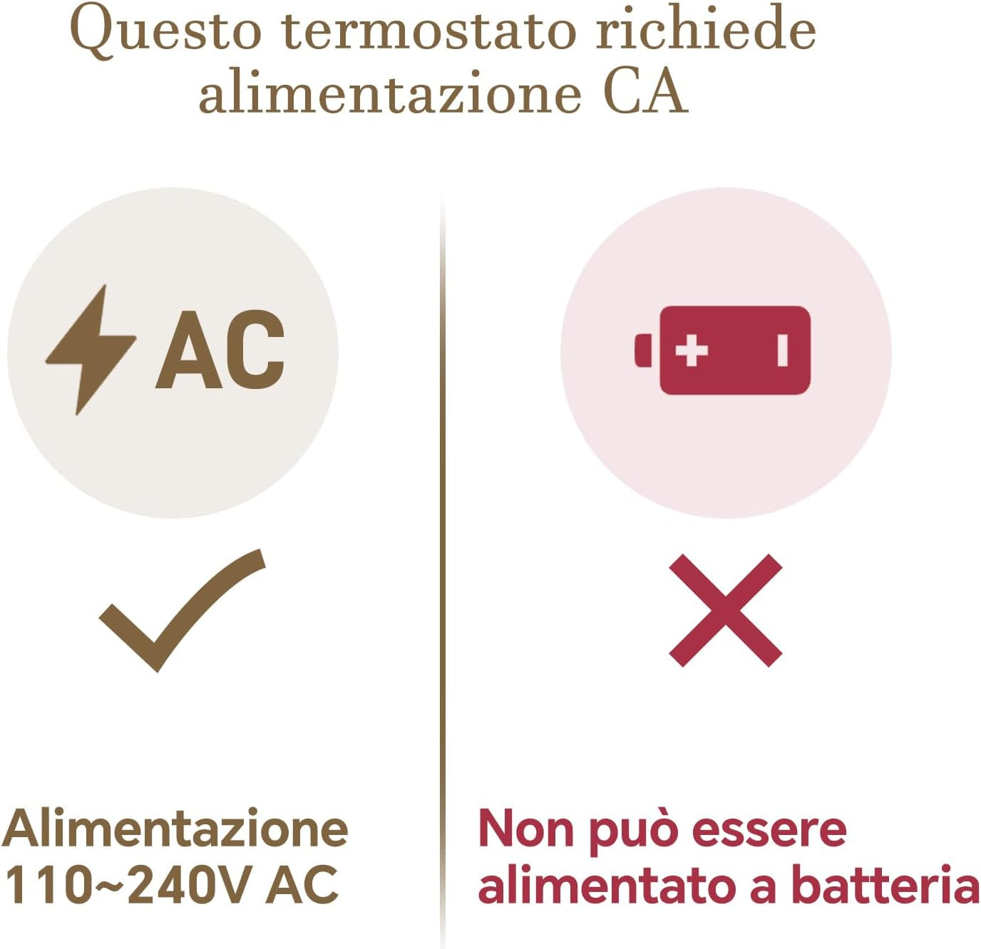 Termostato Wifi Caldaia a Gas, Tuya Termostato Ambiente Parete Smart Programmabile Settimanalmente per Riscaldamento Caldaia a Gas/Acqua Compatibile Con Alexa 3A TGR85WIFI-WPB