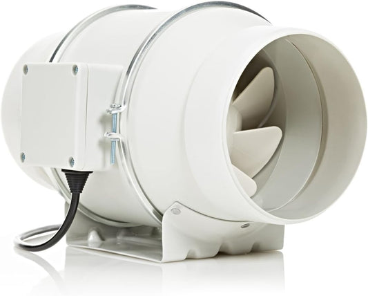 Estrattore in Linea DFA150 Ventilatore Da Condotto 150 Mm / 6'' - Ventilatore Industriale a Basso Consumo Energetico