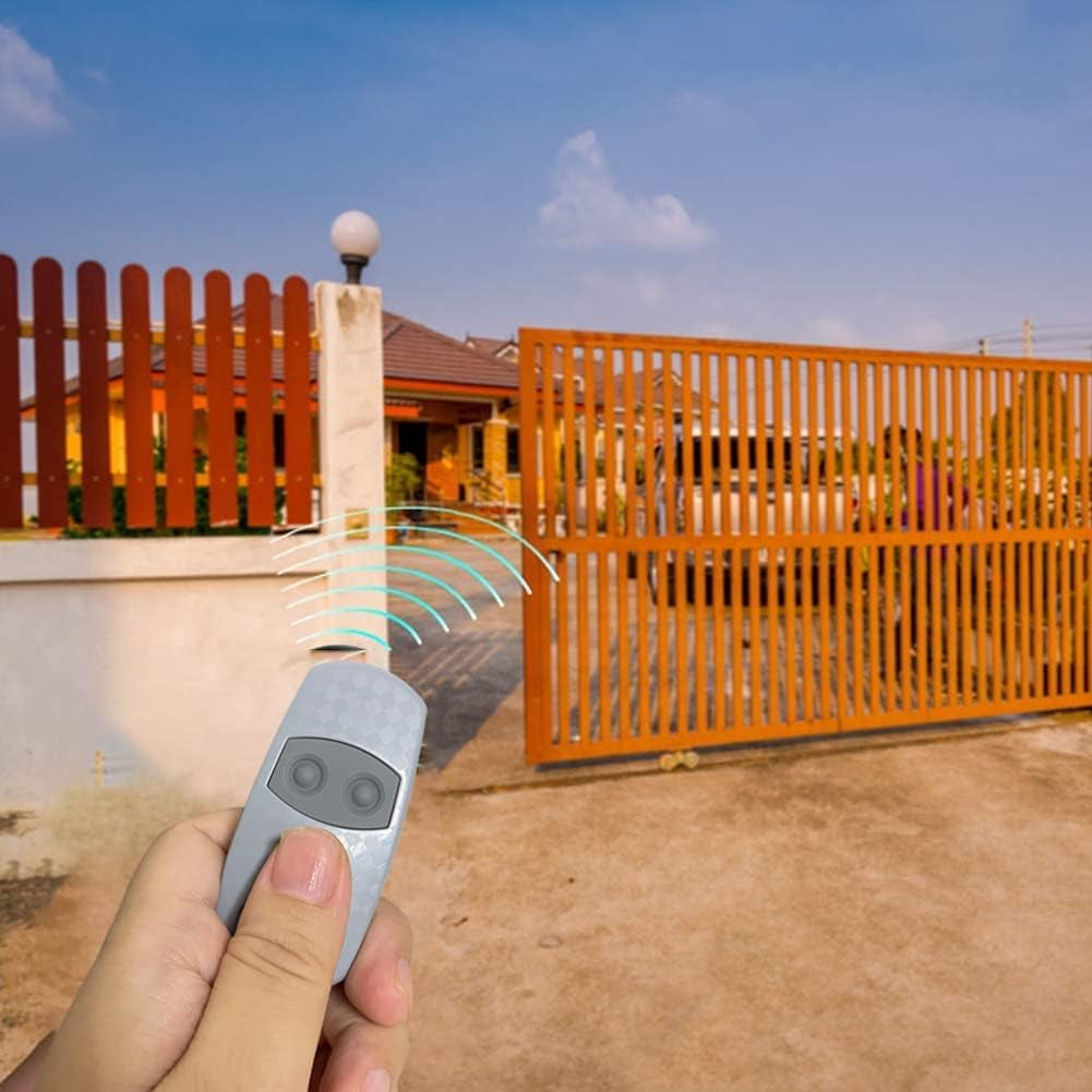 Came TOP-432EE - Trasmettitore Manuale 433,92 Mhz per Porta E Garage Compatibile Top432Na/432/432Ev/432A /432M/432S T432/CAME 432433,92 Mhz (Argento)