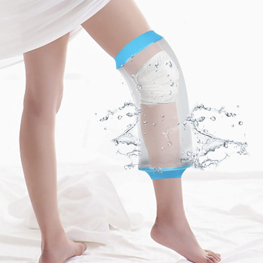 Copertura Impermeabile in Ghisa per Doccia, Copertura PICC Line per Ginocchio, Protezione in Ghisa Riutilizzabile a Tenuta Stagna per Chirurgia Delle Gambe Bendaggio Ferita