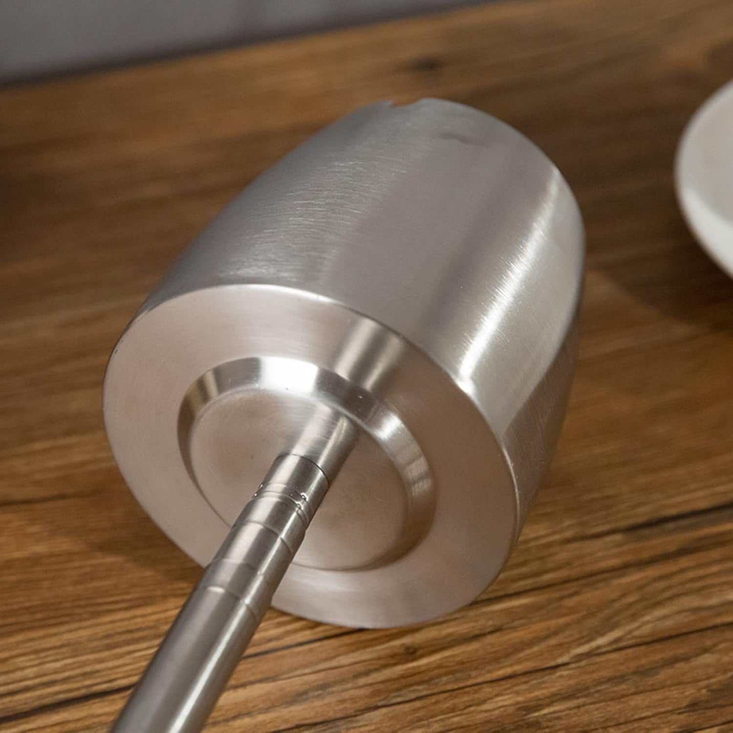 Posacenere in Acciaio Inox, Altezza Allungabile, 34 – 65 Cm, Grande Posacenere per Esterni, Posacenere Con Coperchio, Fondo Antiscivolo E Posacenere Antivento per Esterni E Interni