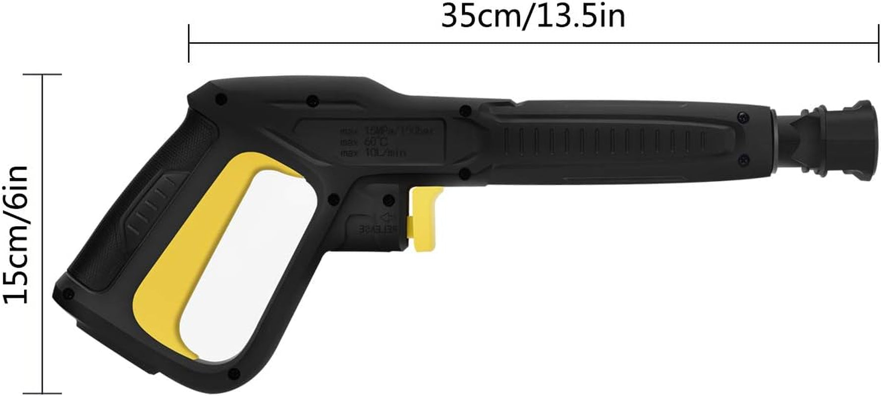 Pistola Di Ricambio per Idropulitrice Kärcher K2 K3 K4 K5 K6 K7 Serie, Quick Connect Pistola a Spruzzo Ad Alta Pressione Accessorio