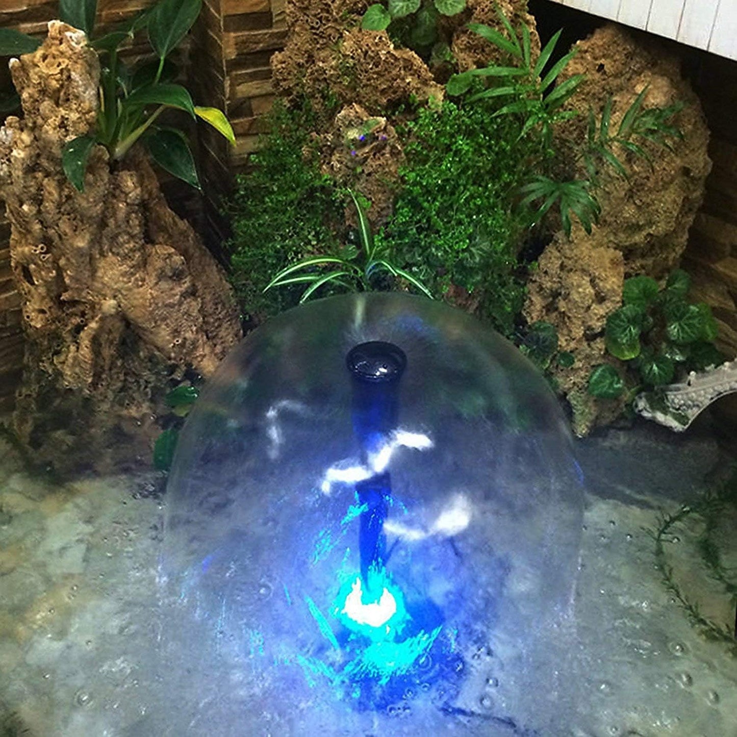 Mountain Ark 10W Pompa Underwaterfountain 500L / H Con Illuminazione Led