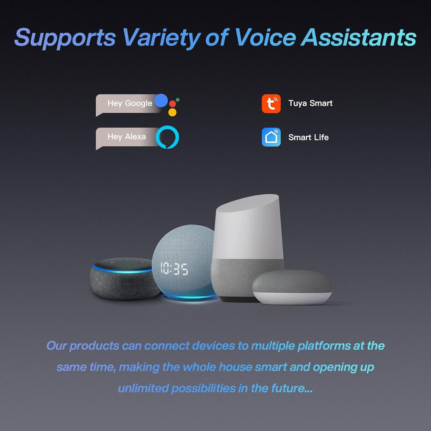 Smart Wifi 1 Banda 1 via Alexa Commutabile Interruttori Nero, Pannello Di Vetro Interruttore Della Luce Della Parete, Controllo Voce/App Condivisione Interruttori Wifi (Cavo Neutro Richiesto)