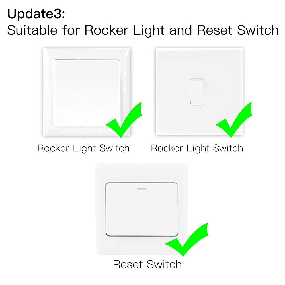 Smart Wifi Switch Interruttore Wireless Modulo Rele Telecomando Alexa E RF433 per Interruttori 2 Gang E 1/2 Vie, Compatibile Con L'App Smart Life Tuya Alexa Google Home