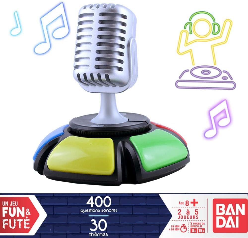 - Funs & Futés-Djingle-Blind Test Società, Gioco D'Atmosfera Interattivo per La Famiglia E Gli Amici, ZZ06208