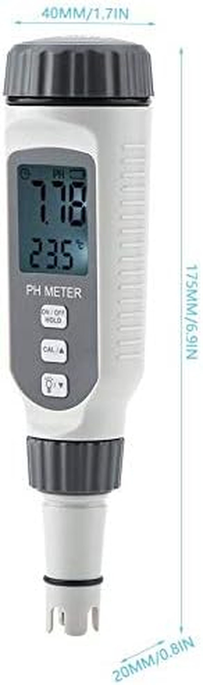 Misuratore Digitale Di Ph Professionale Misuratore Di Temperatura E Ph Portatile Di Qualità Dell'Acqua Tester Acidimetro PH818 0-14 Ph