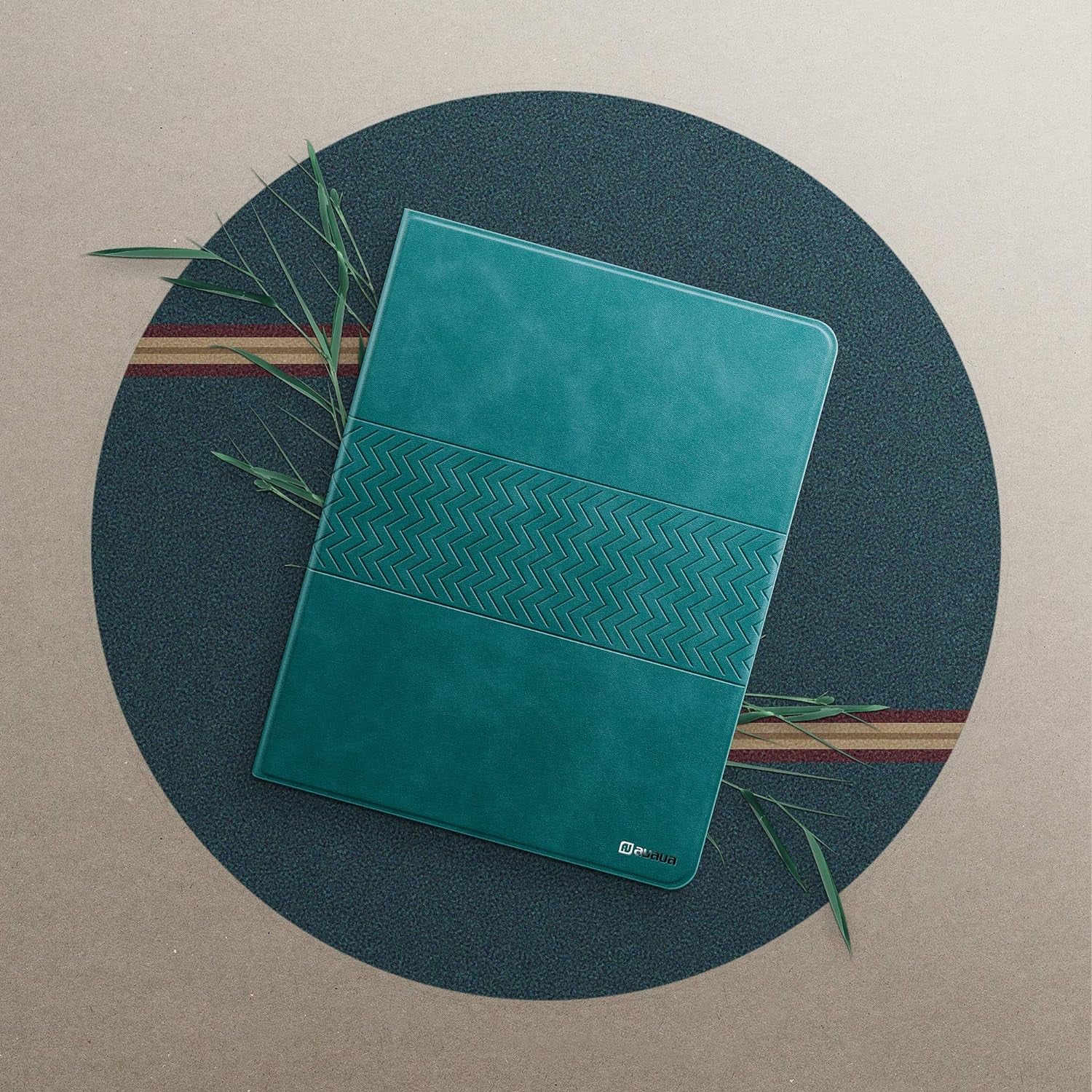 Custodia per Ipad Pro 12.9" 2021/2020/2018 (5A/4A/3A Generazione), Con Portapenne Integrato, Auto Svegliati/Sonno (Verde)