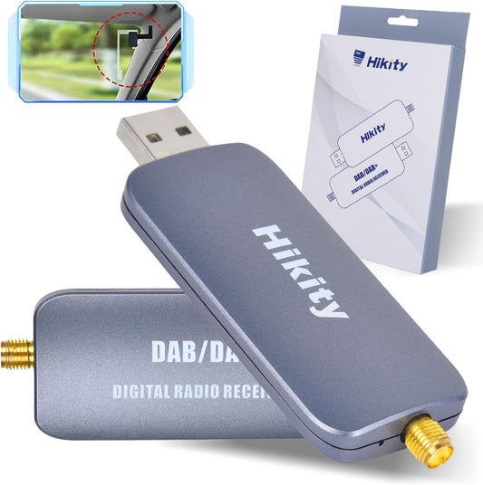 Adattatore DAB per Autoradio Android Antenna Radio DAB+ Ricevitore Digitale DAB Adattatore Sintonizzatore Radio Portatile Ricevitore DAB