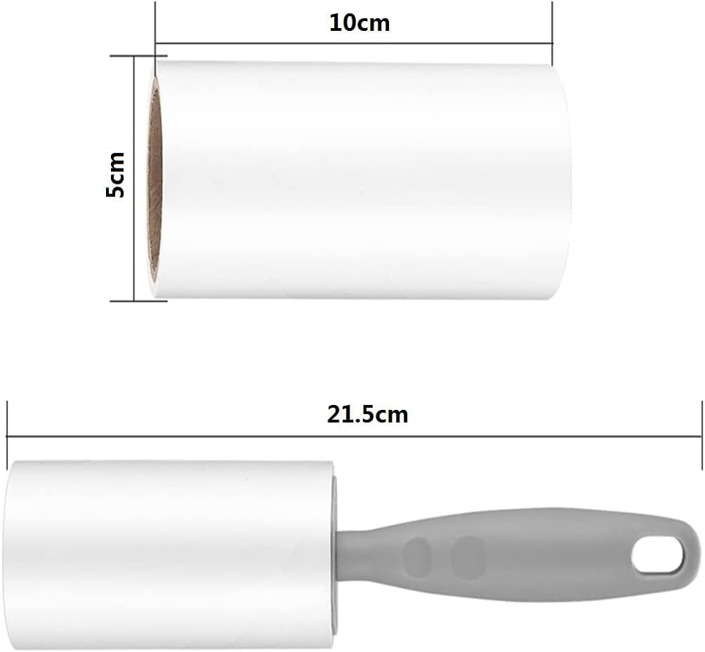Rullo Adesivo per Pelucchi Con 6 Rulli Di Ricambio, Extra Appiccicoso Lint Roller, Spazzola per Rimuovere Peli Di Animali Domestici, Divano, Letto, Peli Di Gatto, Peli Di Cane E Tappeto