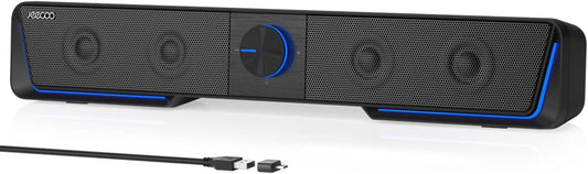 A40 Altoparlanti Pc,Altoparlante per Computer 2.0 Alimentazione USB Casse PC Stereo Sound Altoparlante Bluetooth per Giochi per Pc,Computer,Desktop(No Jack Da 3,5 Mm)