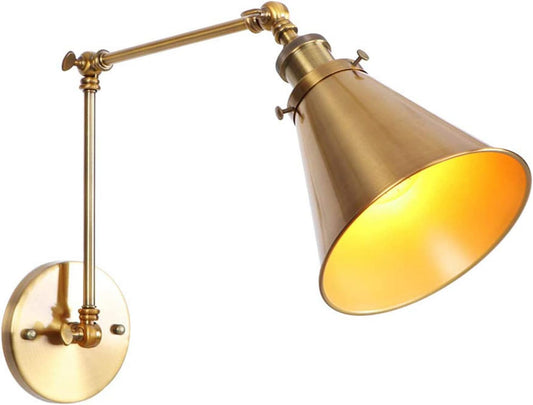 Lampada Da Parete Industriale In, Paralume, Lampada Da Parete Con Braccio Regolabile, Lampada Da Parete per Corridoio, Lampada Vintage in per Casa, Ristorante, Caffetteria,