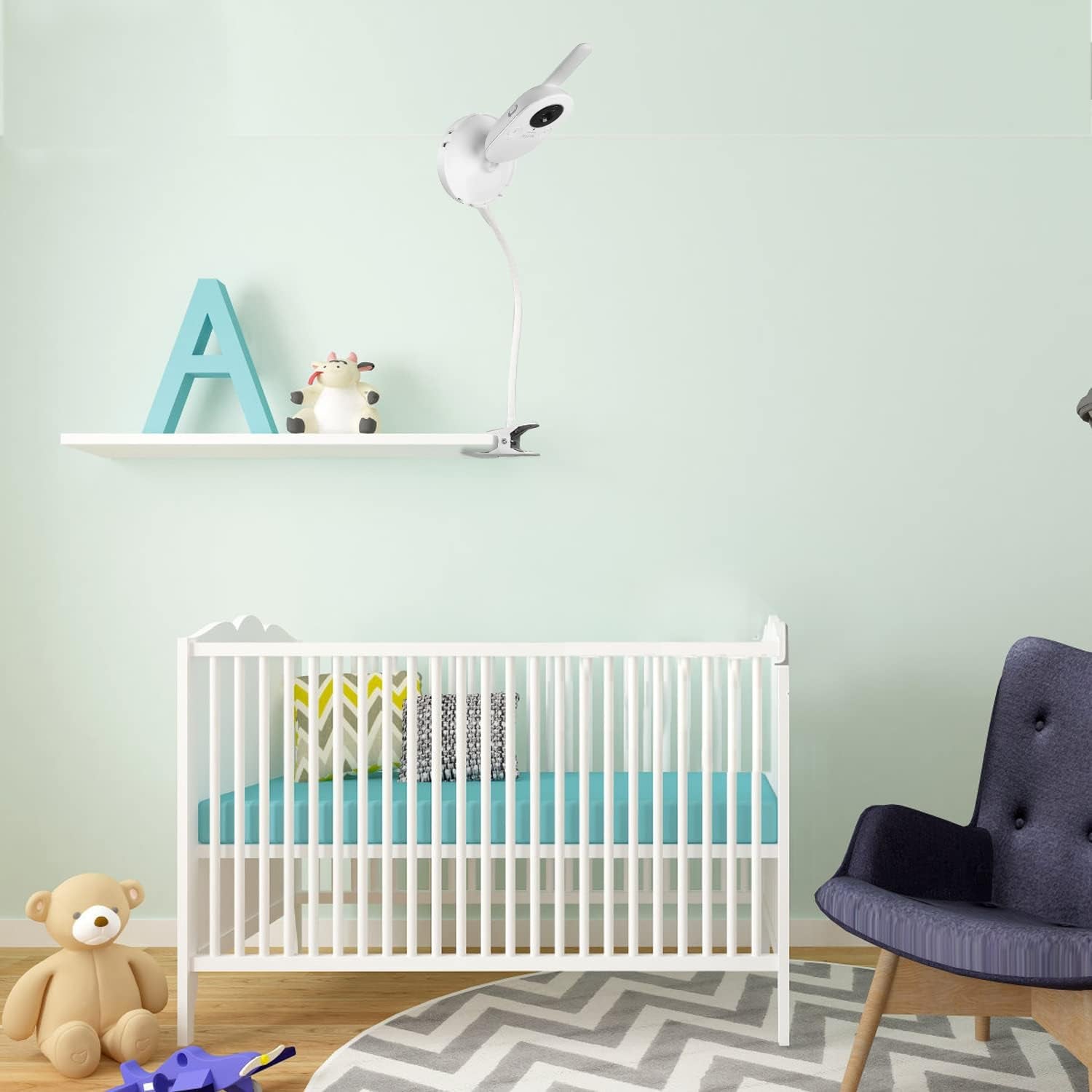 Philips Avent, Supporto per Monitor per Baby Monitor per Philips Avent, Supporto Multifunzione Flessibile per Monitor Video Philips Avent, Video, Baby Monitor