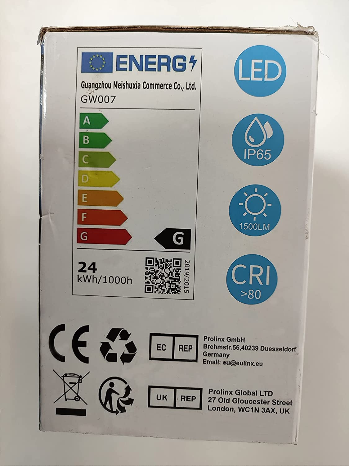Applique LED Dimmerabile Esterno Interno 24W Controllo APP, Timer, IP65 Luci Da Parete, Lampade Da Parete Regolabile Moderno in Alluminio per Ingresso Balconi Giardini, Bianco, 3000K-6000K