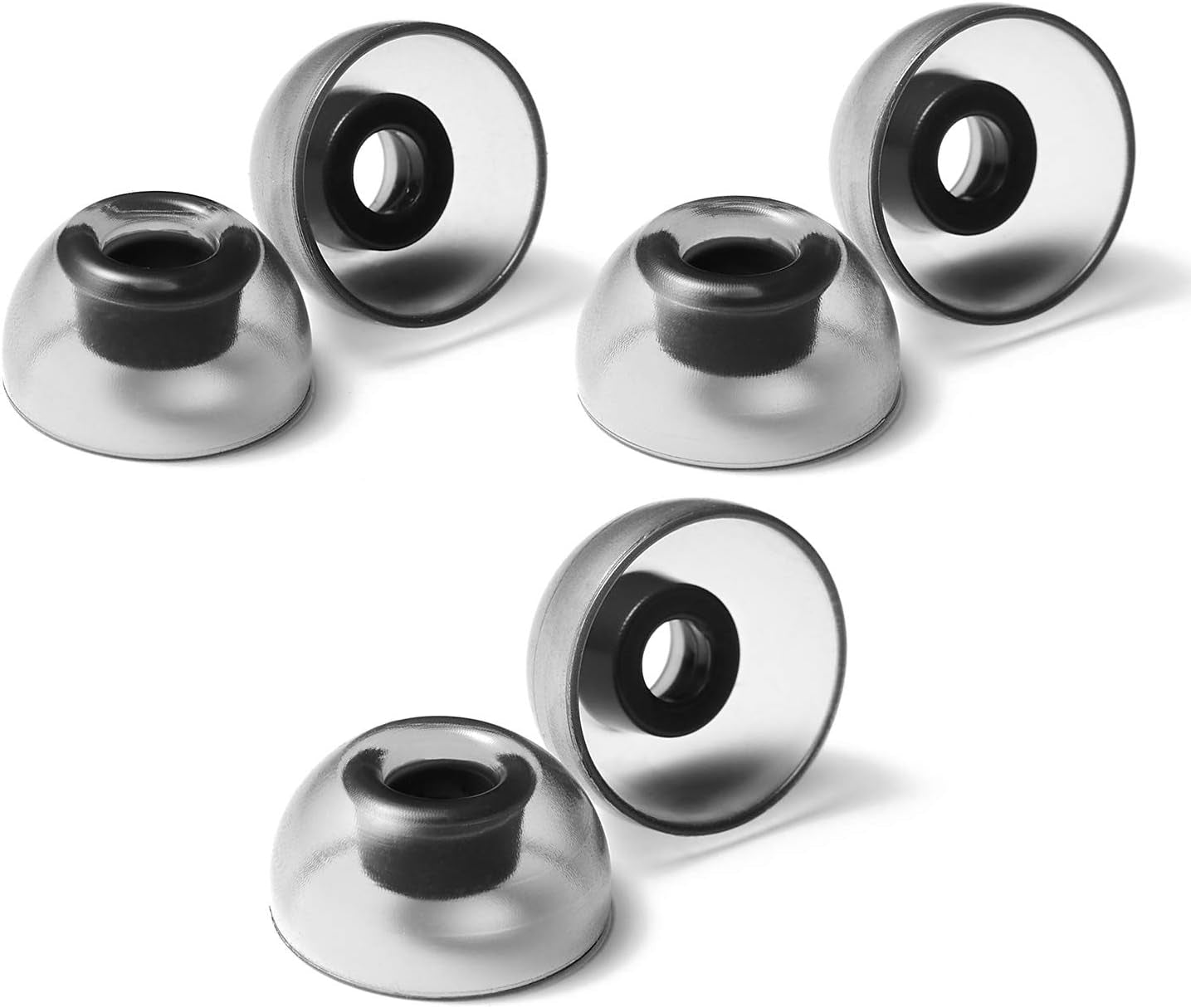 Sednaearfit Crystal per TWS 3 Paia/Galaxy Buds 2 (Taglia M/ML/L 3Pr)