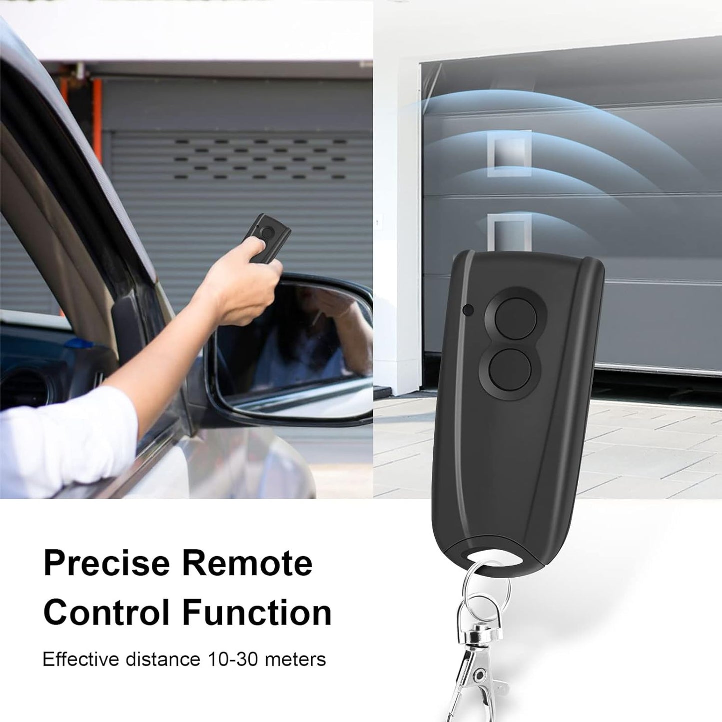 433.92Mhz Porta Da Garage Compatibile Con Trasmettitore Manuale Hörmann Ecostar RSC2, RSE2, RSZ1, Liftronic 500, 700, 800 Telecomando (3 Pezzi)