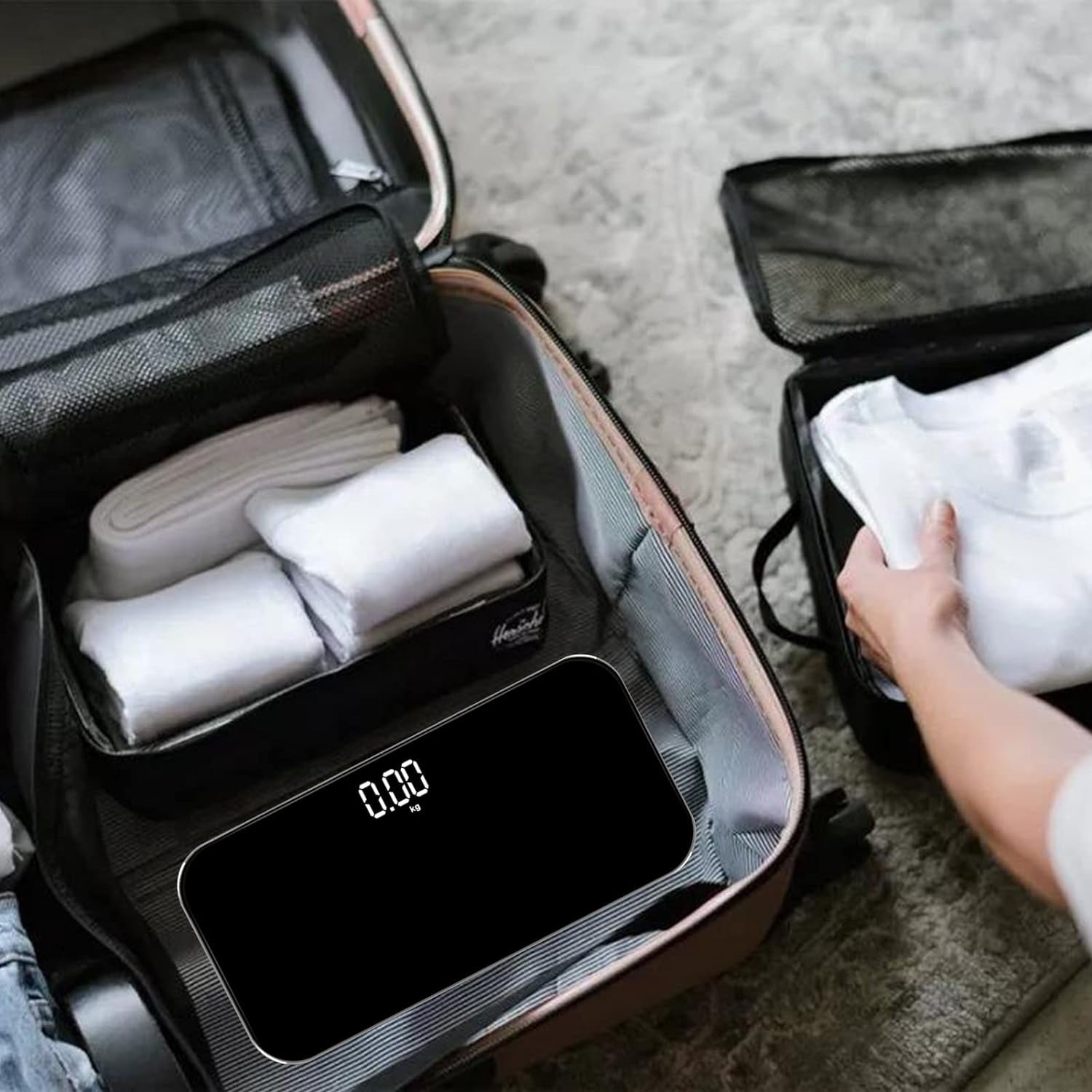 Bilancia Da Viaggio Elettronica, Bilancia Digitale Domestica/Elettronica, Con Porta Di Ricarica USB, Facile Da Trasportare