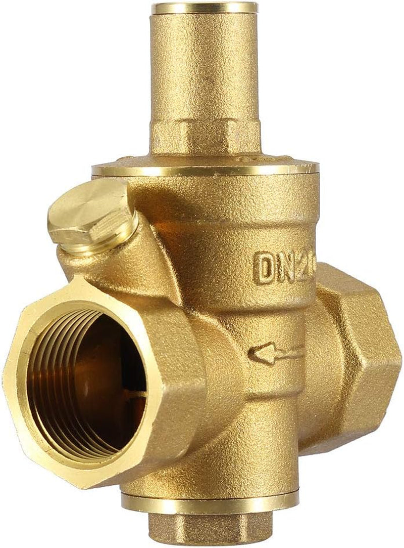 Riduttore Di Pressione Acqua, DN20 3/4" 1.6Mpa Regolatore Di Pressione Dell'Acqua in Ottone Riduttore Di Pressione